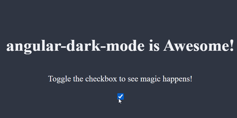 angular-dark-mode example