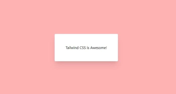 TailwindCSS final example